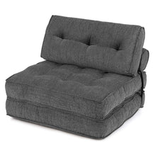 3-in-1 Folding Sofa Bed with Bolster & Pillow