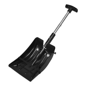 3-in-1 Adjustable Length Snow Shovel with Ice Scraper and Snow Brush