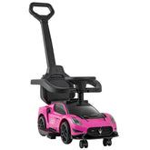 3-in-1 Ride on Push Car with 2 Universal Wheels and Music Steering