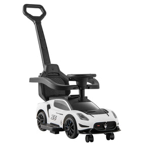 3-in-1 Ride on Push Car with 2 Universal Wheels and Music Steering