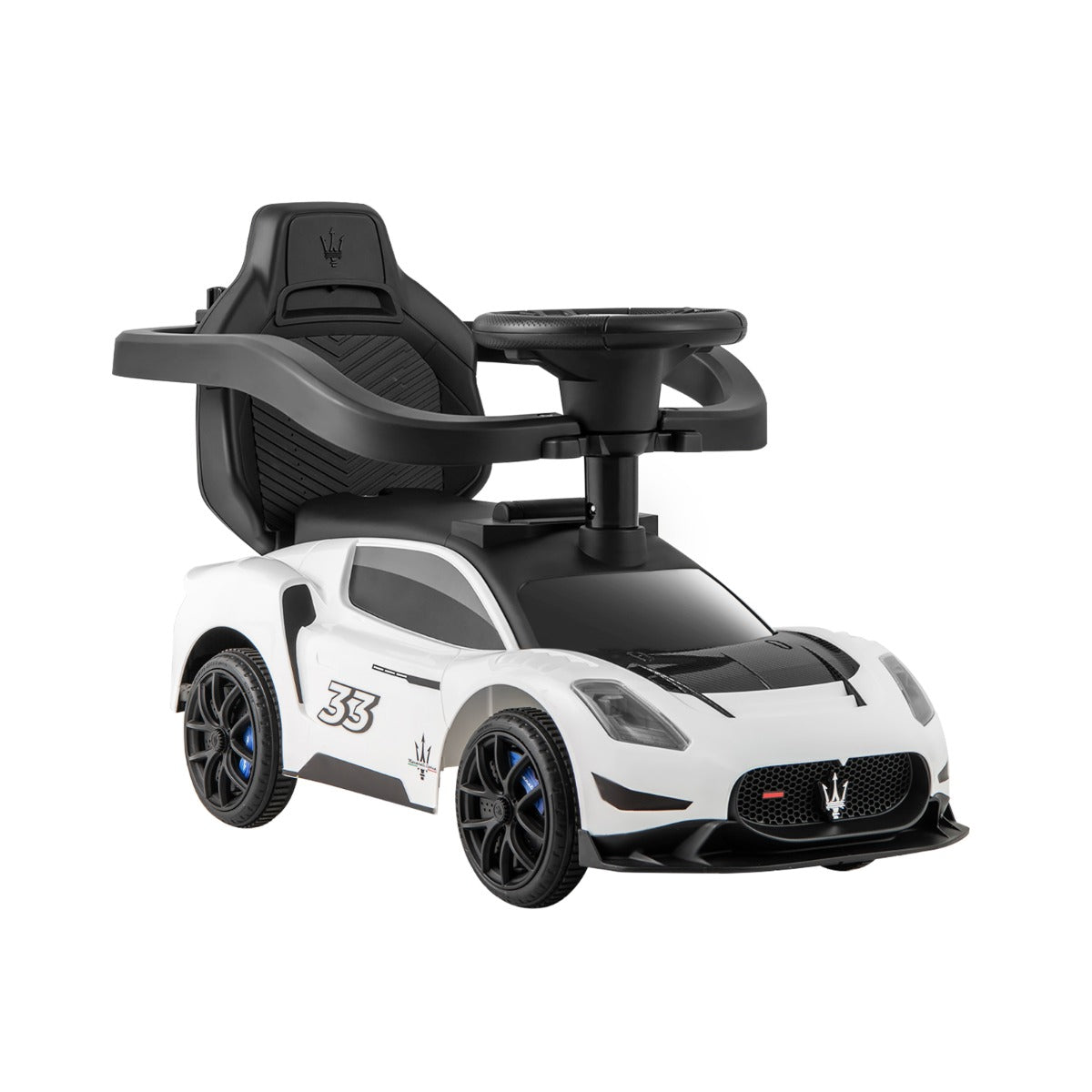 3-in-1 Ride on Push Car with 2 Universal Wheels and Music Steering