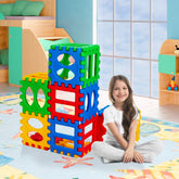 32 Pieces Big Waffle Block Set for Kids Toddler