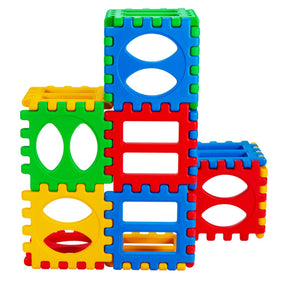 32 Pieces Big Waffle Block Set for Kids Toddler