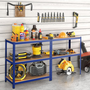 35.5 x 71 Inch Adjustable 5-Layer 2000 lbs Capacity Tool Shelf for Garage