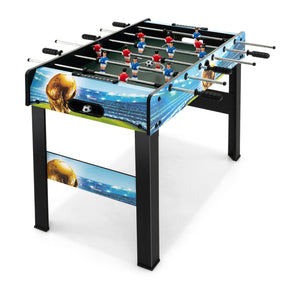 37 Inches Foosball Table with Removable Legs and 2 Balls