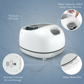 3 Heating Levels Foot Spa Massager With Touch Panel and Timers
