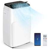 4-in-1 Portable Air Conditioner 14000 BTU AC with Multi-Speed Fan and 24H Timer