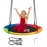 Hikidspace 40 Inch Flying Saucer Tree Swing Outdoor Play for Kids
