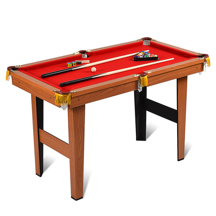 48 Inch Mini Folding Table Top Pool Table Game Billiard Set