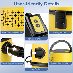 4-in-1 Portable Wet Dry Vacuum Cleaner