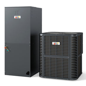 4 to 5 Ton Variable Speed Central Air Conditioner 17-17.5 SEER2 Energy Star Certified AC Unit with Auto Defrost Function and Advanced Inverter Technology