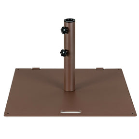 50 LBS 24 Inch Heavy Duty Outdoor Square Patio Umbrella Base with Wheels