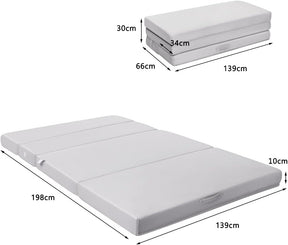 Giantex 10cm Folding Mattress, Portable Sofa Bed Play Mat for Guests Kids