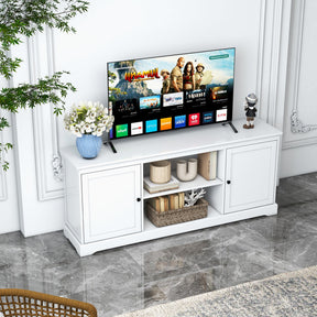 58 Inch TV Stand with Adjustable Shelves for up to 65 Inch TVs