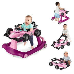 Hikidspace 4-in-1 Baby Walker, Foldable Activity Car Baby Walker