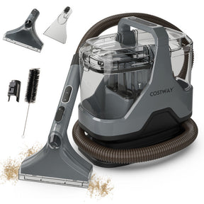 600W Upholstery Cleaner Machine with 15Kpa Powerful Suction and Versatile Attachments