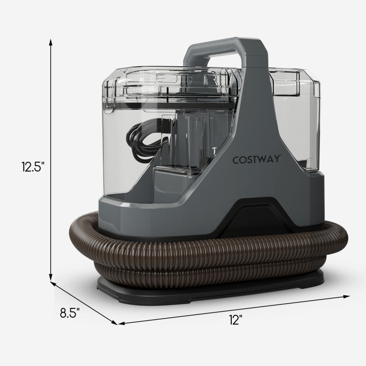 600W Upholstery Cleaner Machine with 15Kpa Powerful Suction and Versatile Attachments