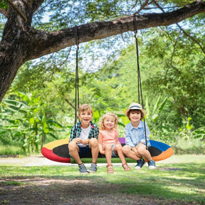 60 Inch Saucer Surf Adjustable Outdoor Tree Kids Swing Set