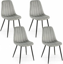 Dining Chairs Set of 4 with Sturdy Metal Legs
