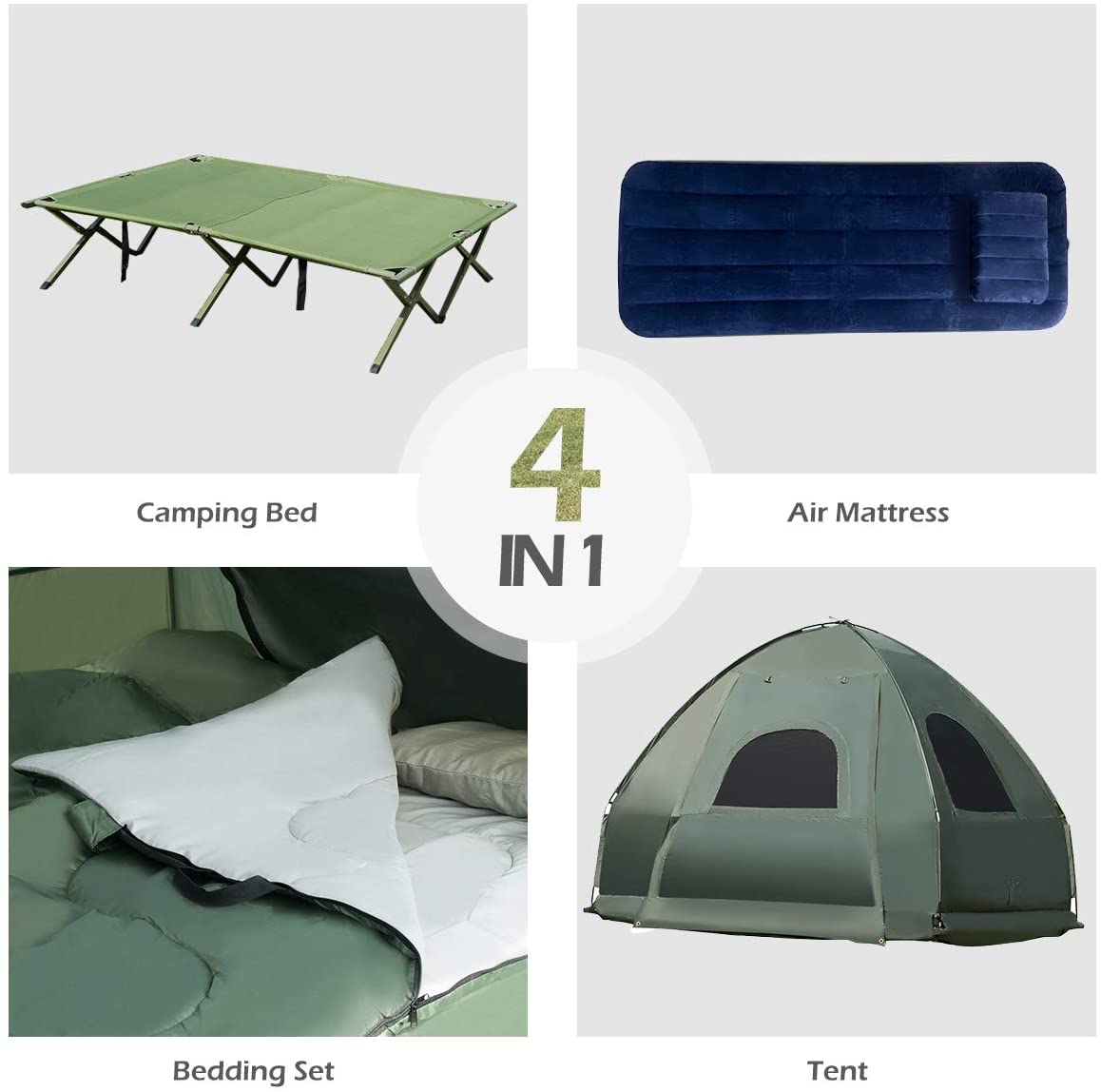 1-Person Portable Camping Tent Folding Pop-Up Compact Tent