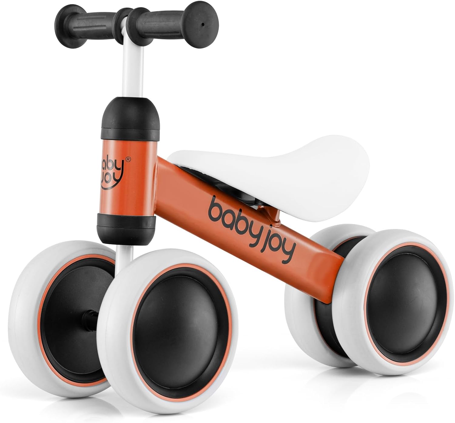 Baby Balance Bike, Baby Bicycle, Children Walker Infant Baby Ride Toys for 9-24 Months, Ride-on Toys, Mini No Pedal Toddler 4 Wheels Bike