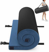Foldable Camping Mattress, Indoor Outdoor Sleeping Mat w/High Density Foam Cushion & Anti-Slip Bottom