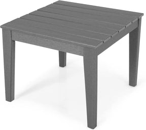 HONEY JOY 64.5 x 64.5 CM Square Kids Table, Weather Resistant Heavy-Duty Toddler Activity Play Table