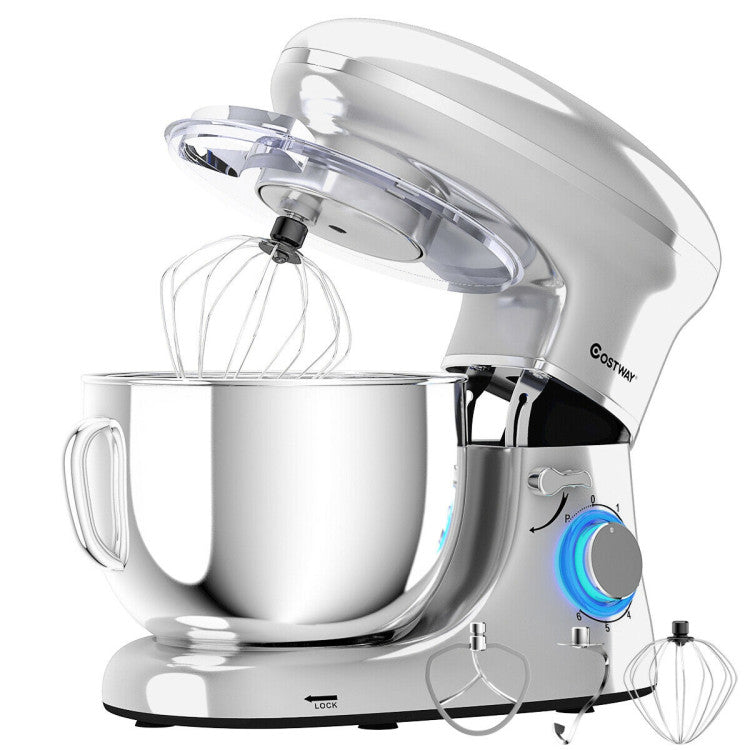 660 W 6.3 Qt Tilt-Head Food Stand Mixer with 6-Speed Control