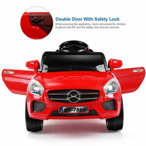 6V Battery Powered R/C Kids Ride On Car with LED Lights MP3