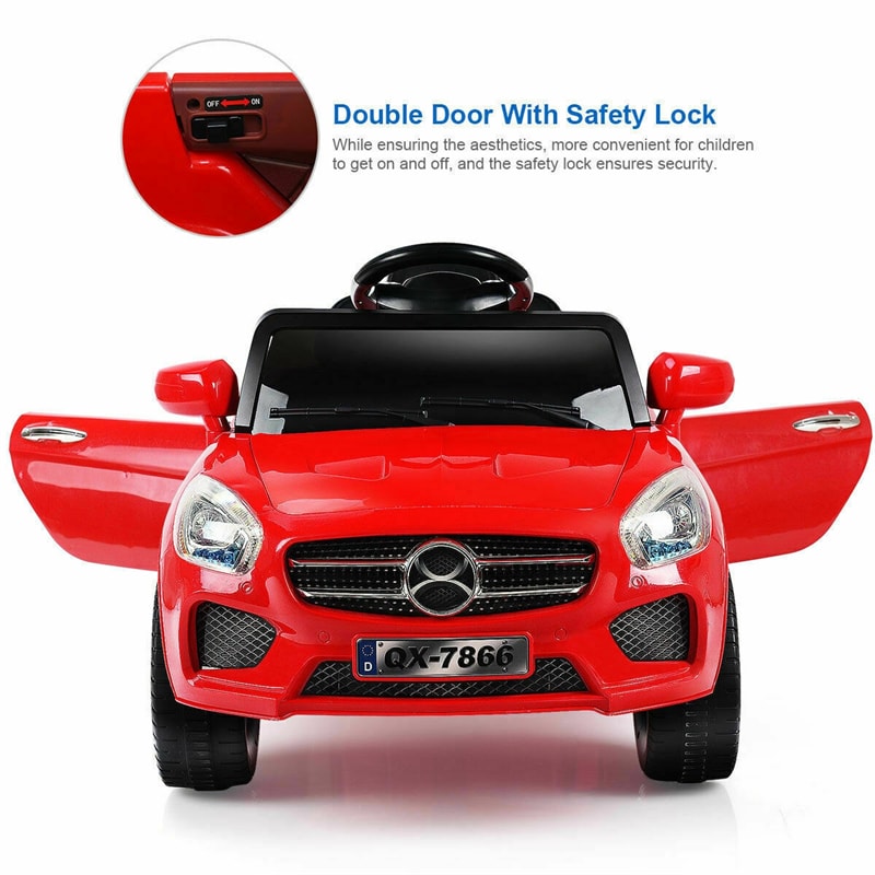 6V Battery Powered R/C Kids Ride On Car with LED Lights MP3