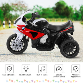 6V Kids 3 Wheels Riding BMW Licensed Electric Motorcycle