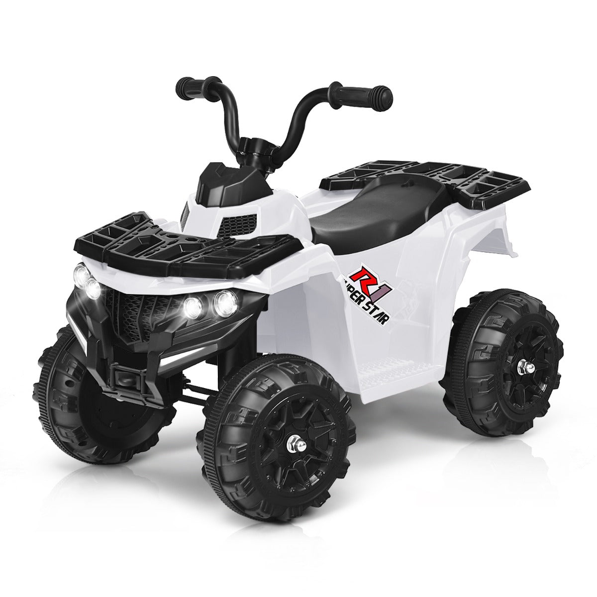6V Battery Powered Kids ATV with 4 Anti-skid Wheels Music Player