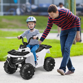 6V Battery Powered Kids ATV with 4 Anti-skid Wheels Music Player