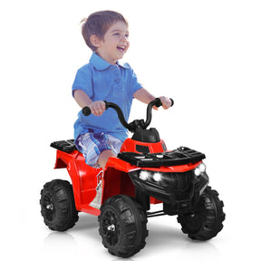 6V Battery Powered Kids ATV with 4 Anti-skid Wheels Music Player