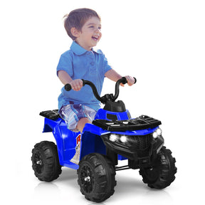 6V Battery Powered Kids ATV with 4 Anti-skid Wheels Music Player