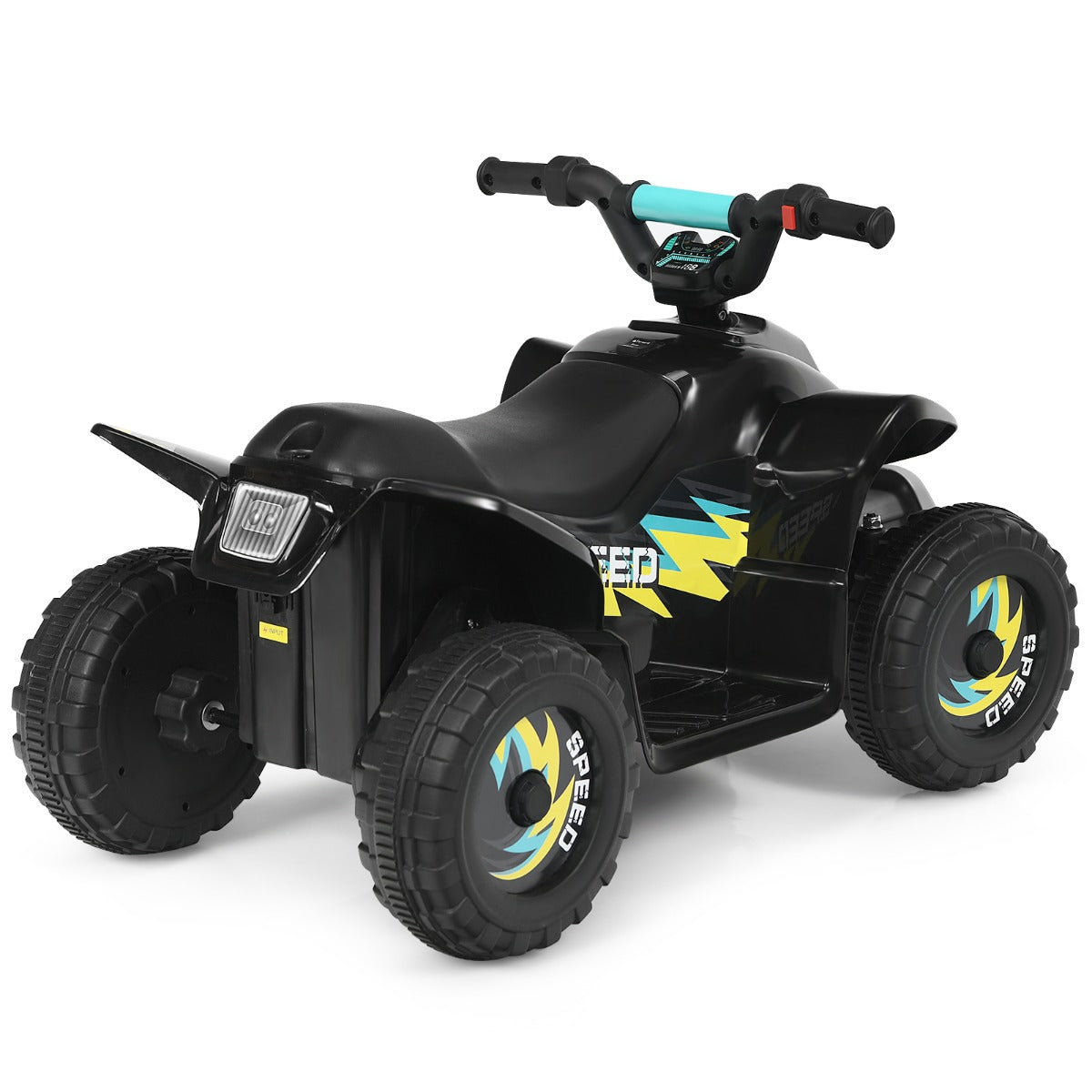 6V Kids Ride on ATV Toy Electric Quad Car with Forward/Reverse Switch