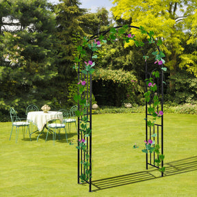 7.2 Feet Outdoor Garden Decoration Climbing Plants Arch for Party and Wedding