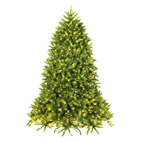 7.5 Feet Artificial Fir Christmas Tree with 700 LED Lights and 8 Illumination Modes