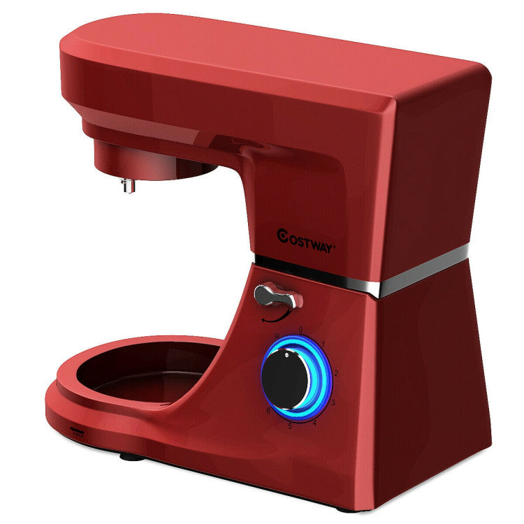 7.5 Qt Tilt-Head Stand Mixer with Dough Hook and 6-Speed Setting