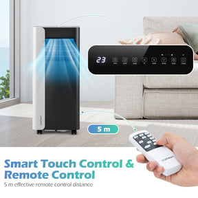 7000 BTU Portable Air Conditioner 3-in-1 with Fan and Dehumidifier