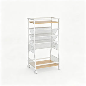 Rolling File Utility Cart w/ 2 Drawers, Lockable Wheels for Home Office
