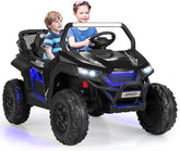 2-Seater Ride on Car, 12V Electric UTV w/Remote Control, Spring Suspension, High/Low Speed