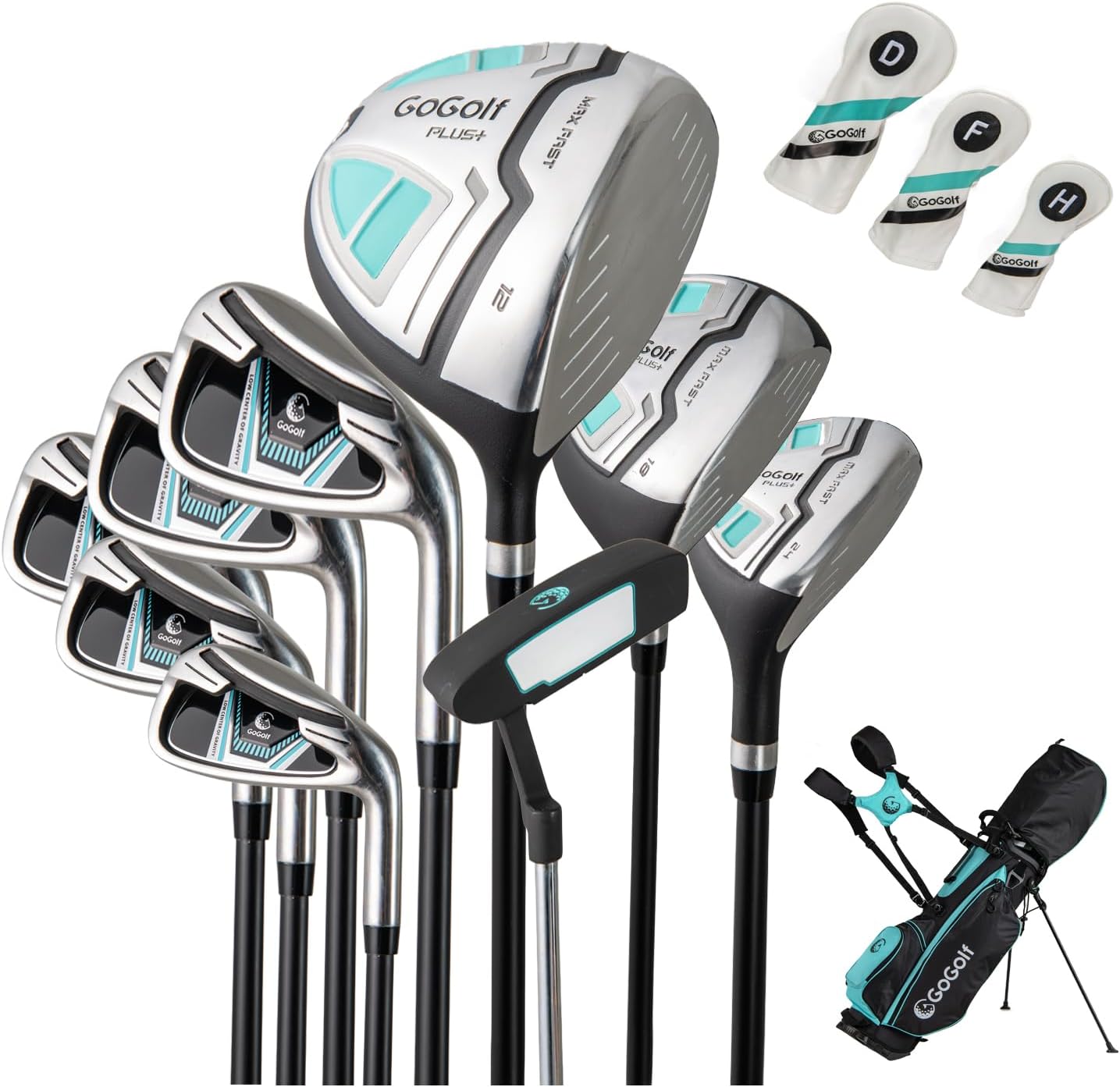 15-Club Package for Women with 460cc #1 Driver, #3 Fairway Wood, Hybrid, Irons (#5#6#7#8#9#P #S) and Putter