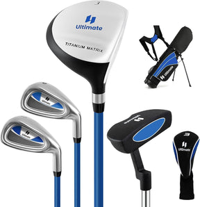 Kids Complete Golf Clubs Set, Right Handed Golf Club Set for Boys & Girls Aged 8-10 Years