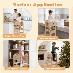 3-in-1 Toddler Kitchen Step Stool