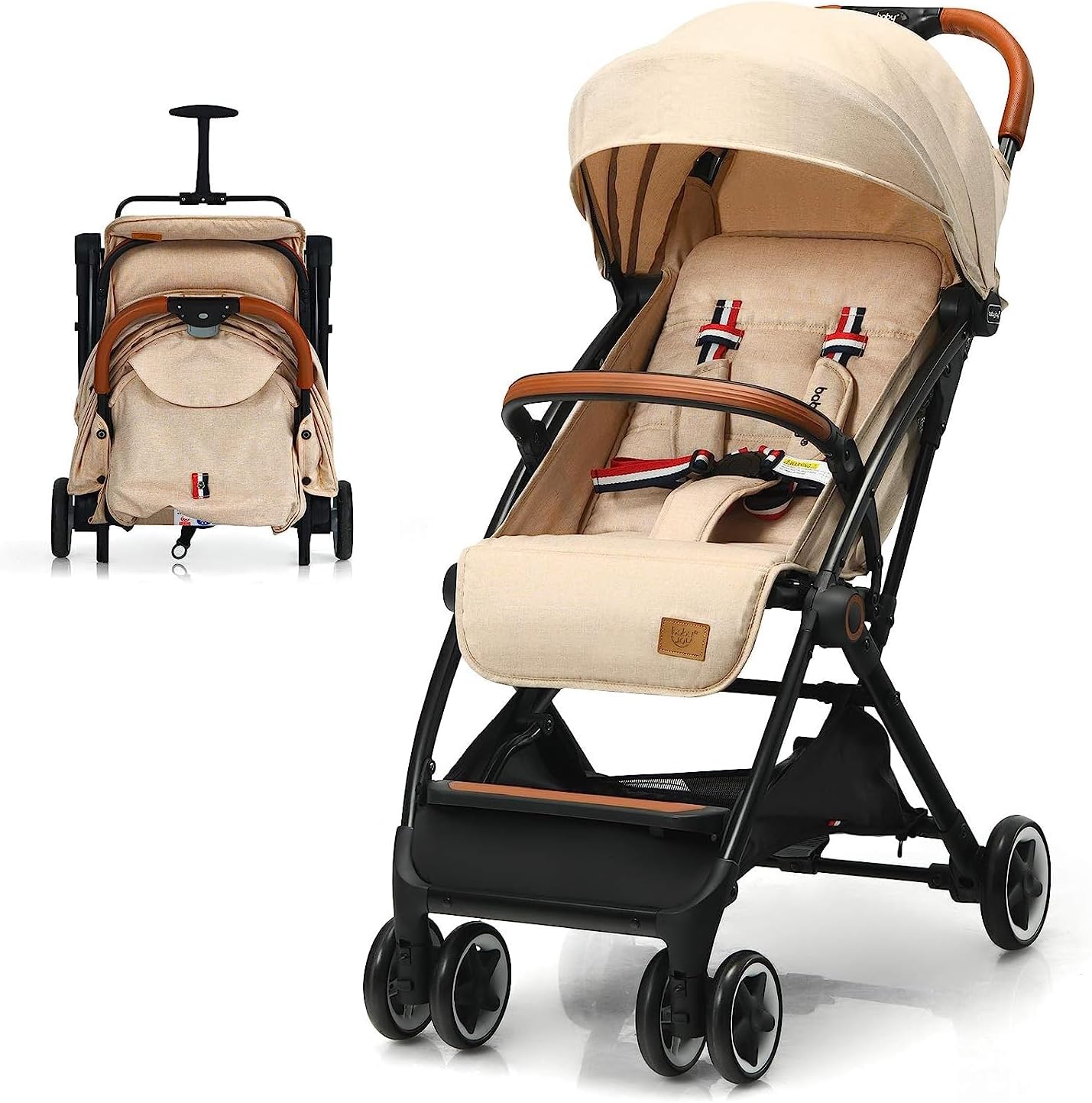 BABY JOY Lightweight Baby Stroller, Compact Toddler Travel Stroller for Airplane
