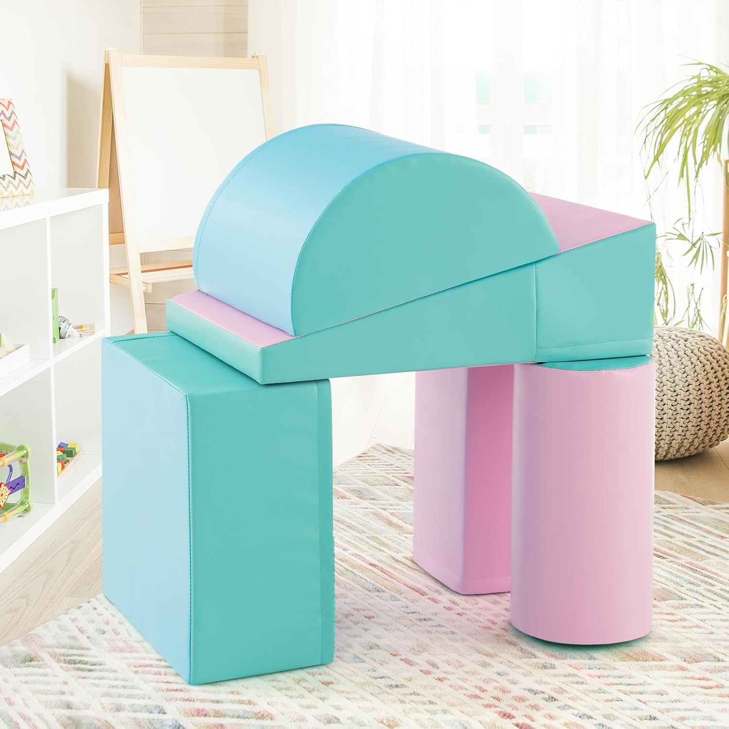 Kid Crawl Climb Foam Shapes Playset for Toddler