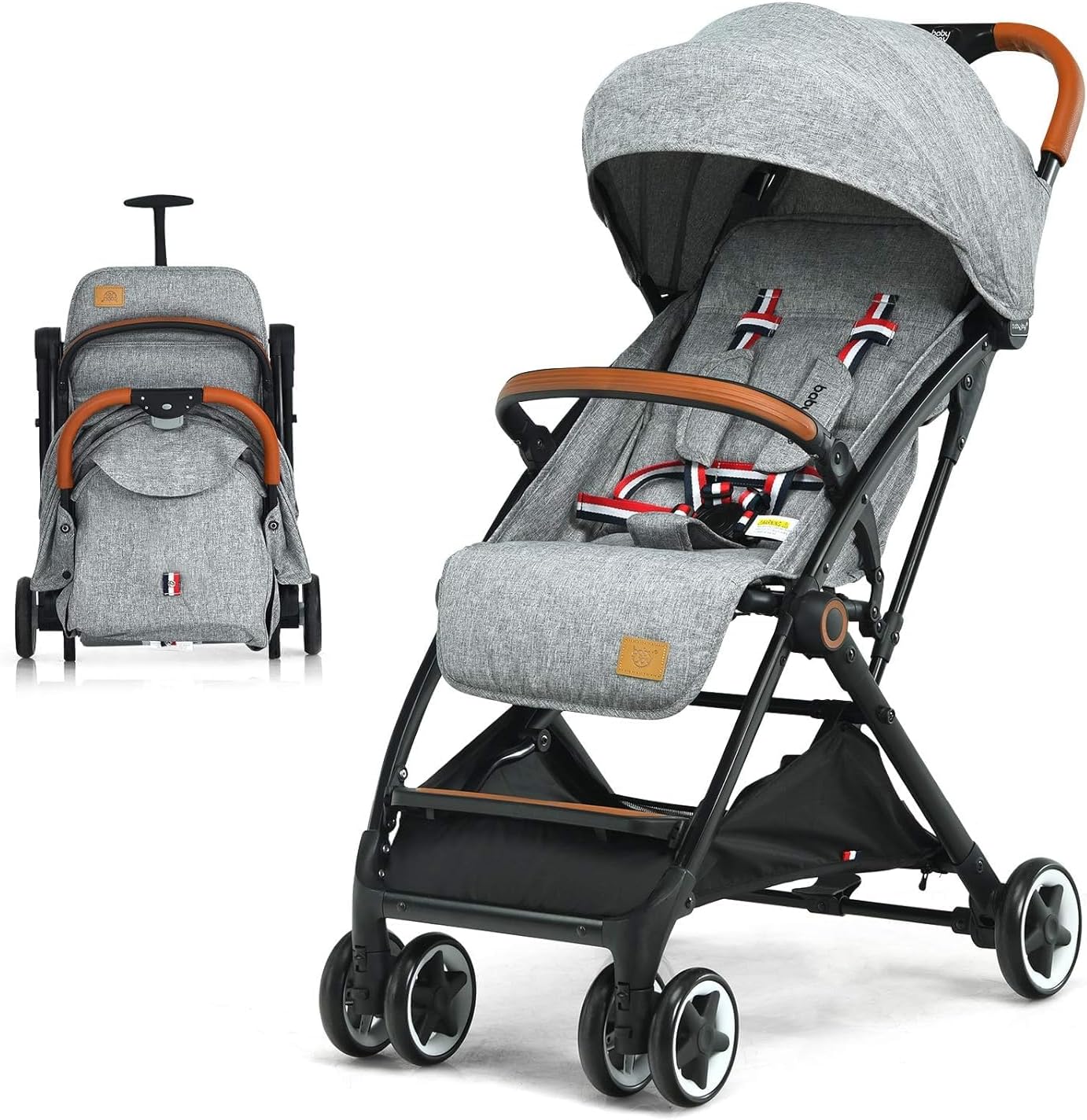 BABY JOY Lightweight Baby Stroller, Compact Toddler Travel Stroller for Airplane