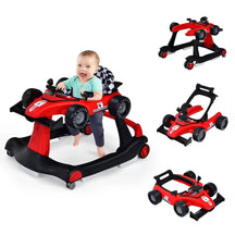 Hikidspace 4-in-1 Baby Walker, Foldable Activity Car Baby Walker