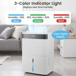 74 Pints Dehumidifier for Home 4500 Sq.Ft Dehumidifier